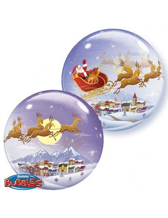 A Visit From St Nick Bubble Balloon (3/Pk)