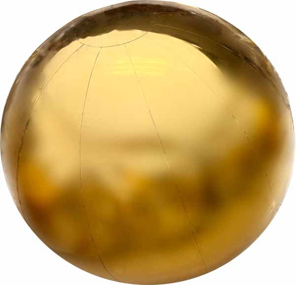 DecoChamp 72-Inch Gold PVC Deco Ball
