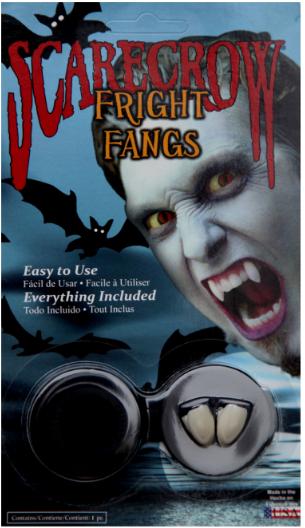 Scarecrow Econo Costume Fangs