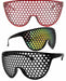 Honeycomb Grid Front Party Glasses, 12 Pairs
