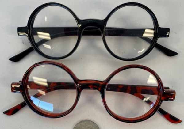 CLEAR LENS TORTOISE & BLACK FRAMES /DZ