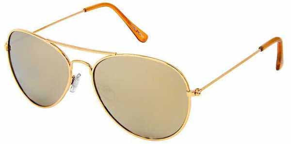 Classic Aviator Sunglasses with Mirrored Lenses, 12 Pairs