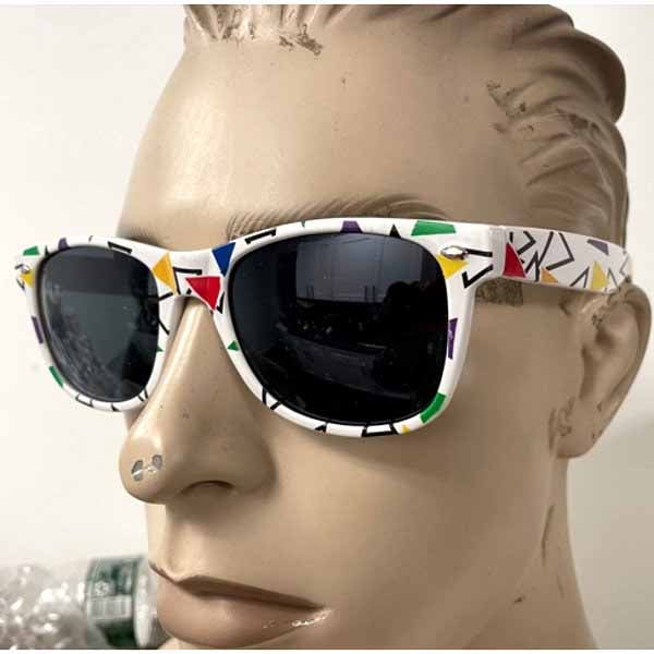 Party Print Blues Brothers Style Glasses, 12 Pairs