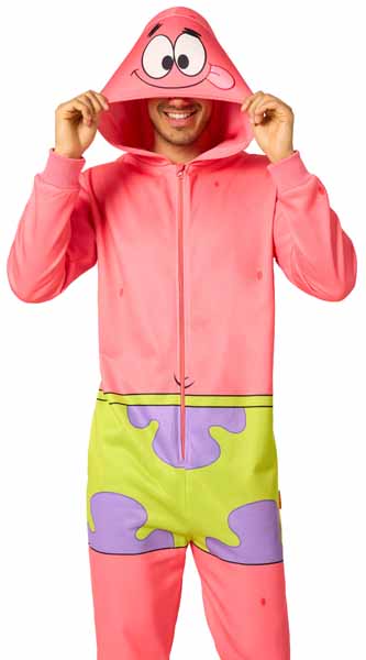 OppoSuits Patrick Star Adult Onesie, Medium