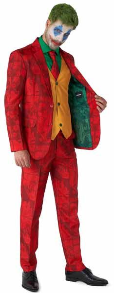 Suitmeister Scarlet Joker Men's Suit, Small