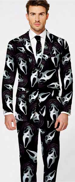 Suitmeister Ghost Face Men's Suit, X-Large
