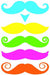 StacheTATS Gentleman Bright Temporary Mustache Tattoos
