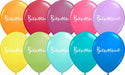 BIENVENUE ALL-OVER 12" LATEX ASST 50/BG