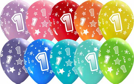 #1 NUMBERS-ALL-OVER 12" TRENDY ASST 50/B