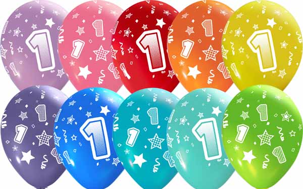 #1 NUMBERS-ALL-OVER 12" TRENDY ASST 50/B