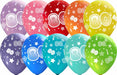 #80 NUMBERS-ALL-OVER 12" TRENDY ASST 50/B