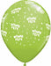 BONNE FETE ALL OVER 12" 50/BAG LIME