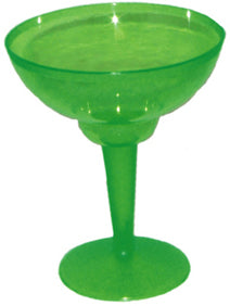 8 OZ NEON MARTINI GLASS