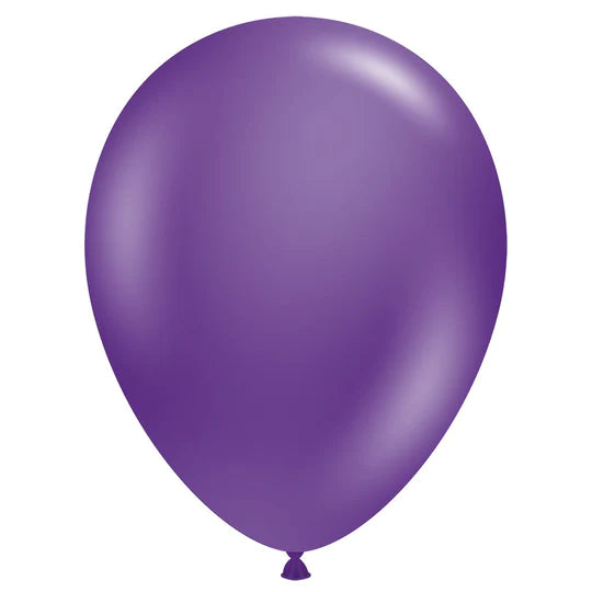 Pearl Metallic Concord Grape Latex Balloons (100/Pk)