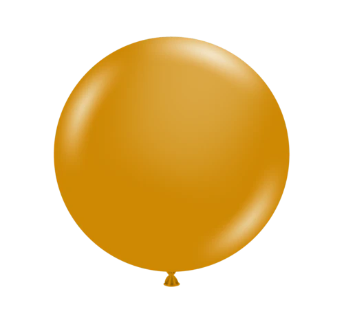 Tuftex Giant Gold Round Latex Balloons 36" (2/Pk)