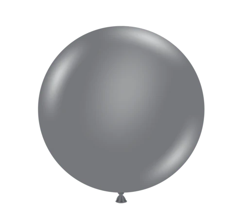 Soothing Gray Smoke 36″ Latex Balloons (2/Pk)