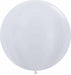 Sempertex Satin White 24-Inch Latex Balloons, 10 Pack
