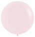 Sempertex 24-Inch Pastel Matte Pink Latex Balloons, 10 Pack
