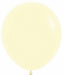 Sempertex Pastel Matte Yellow 18-Inch Latex Balloons, 25 Count