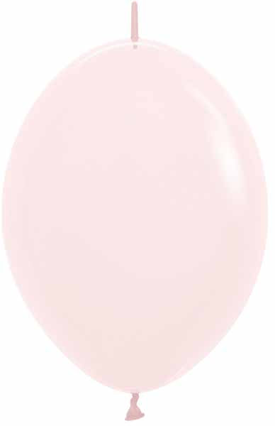 Sempertex Matte Pink 12-Inch Link Balloons, 25 Count