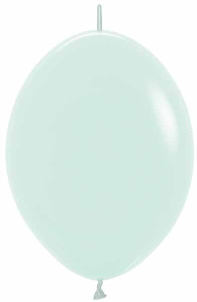 Sempertex Matte Green 12-Inch Linking Latex Balloons, 25 Pack