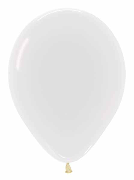 Sempertex Crystal Clear 11" Latex Balloons, 50 Count