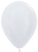 Sempertex 11" Satin White Latex Balloons, 50 Count