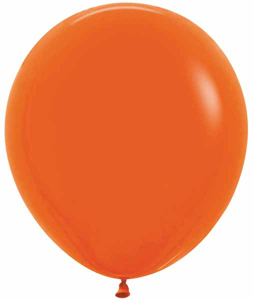 Sempertex Orange 18-Inch Latex Balloons, 25 Count