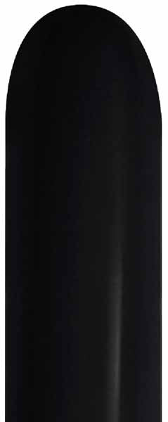 Sempertex Black 260 Latex Twisting Balloons, 50 Count
