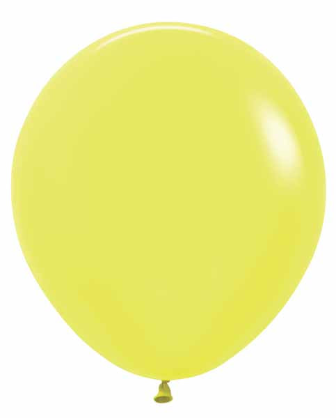 Sempertex Neon Yellow 18-Inch Latex Balloons, 25 Count