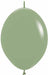 Sempertex Eucalyptus 12" Link-O-Loon Latex Balloons, 25 Pack