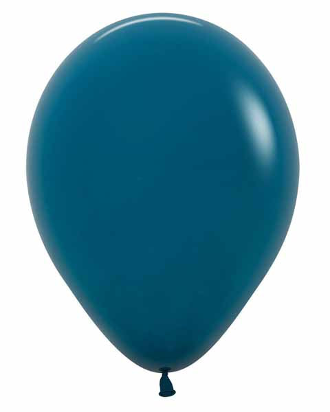 Sempertex Deep Teal 5-Inch Latex Balloons, 50 Count