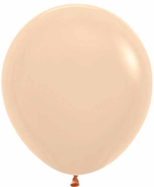 Sempertex Matte Malibu Peach 18-Inch Latex Balloons, 25 Count