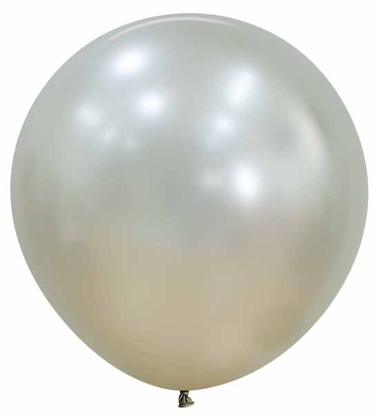 Sempertex Silk Cream Pearl 24-Inch Latex Balloons, 10-Pack