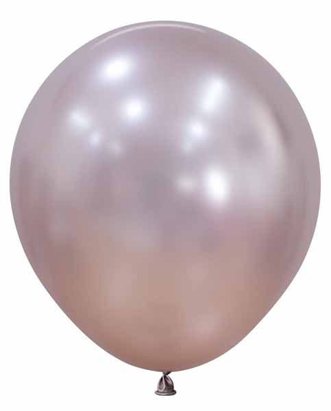 Sempertex Silk Pink Blossom 18" Latex Balloons, 25 Count