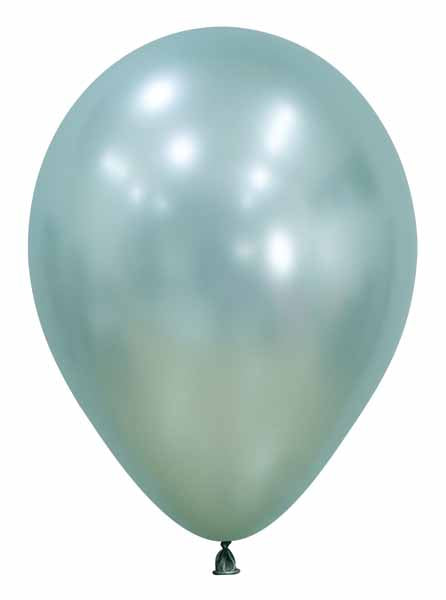 Sempertex 5" Silk Cool Mint Latex Balloons, 50 Pack