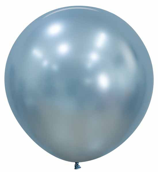 Sempertex Silk Arctic Blue 24-Inch Latex Balloons, 10 Count