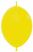 Sempertex Yellow 12-Inch Link-O-Loon Latex Balloons, 25 Pack