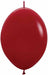 Sempertex Red 12-Inch Link-O-Loon Latex Balloons, 25 Pack