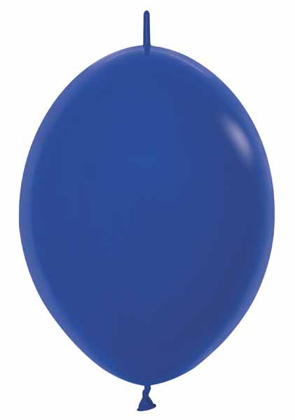 Sempertex Royal Blue 12" Link-O-Loon Latex Balloons, 25 Pack