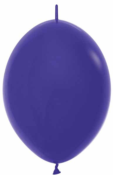 Sempertex Violet 12" Link-O-Loons Latex Balloons, 25 Pack