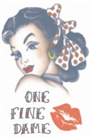 Tinsley Transfers Hottie Girl 1940 Vintage Temporary Tattoo