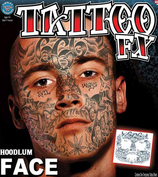 Tinsley Transfers Hoodlum Temporary Tattoos