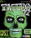 Tinsley Transfers Party Skull Glow-in-the-Dark Face Tattoo
