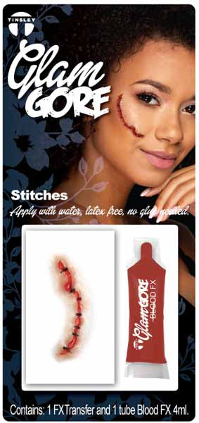 Tinsley Transfers Glam Gore Stitches 3D FX Transfers