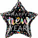 New Year Iridescent 20-Inch Star Foil Balloon