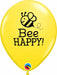 Bee Happy 11-Inch Yellow Latex Balloons, 50 Count