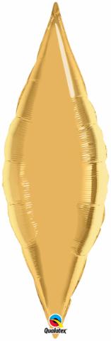 36-Inch Gold Taper Foil Balloon