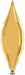 36-Inch Gold Taper Foil Balloon