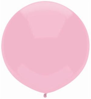 17 Inch Real Pink Outdoor Display Balloons, 72 Count